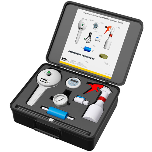 Microbiology compressed air sampler